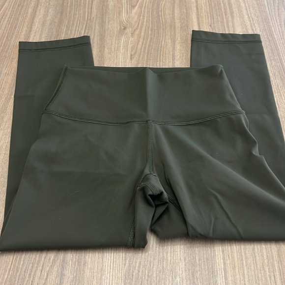 Lululemon Align Crop 20” Olive Green - Picture 5 of 6